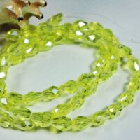 Скло крапля 6*8мм 60-65шт з переливом жовта d68031ab