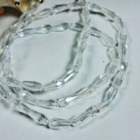 Скло крапля 4*9мм 65-68шт з переливом прозорий 36821