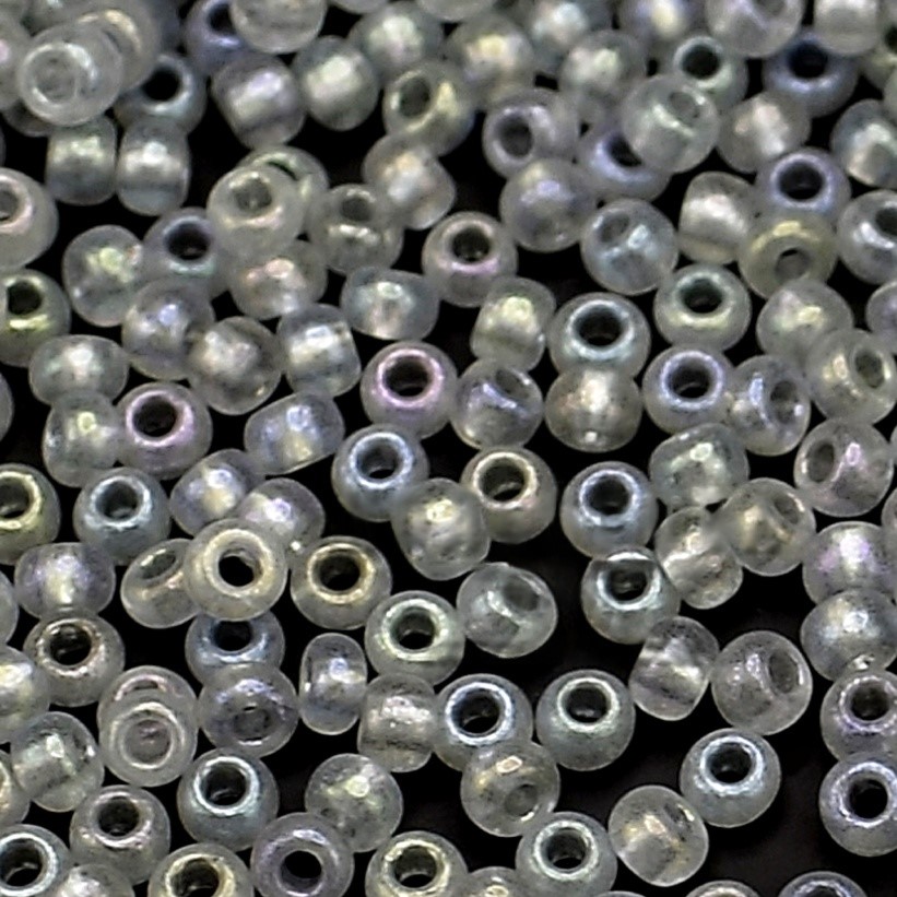 Бісер 18408 Preсiosa 10/0 сiрий райдужний 25г