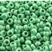 Бісер 18558/1 Preсiosa 10/0 зелений кристальний металiк матовий 25г