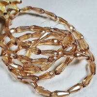 Скло крапля 4*9мм 65-68шт шампань 36830