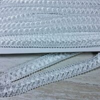 Тесьма декоративная косичка Самоса 1,7см белый