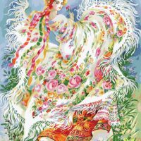 Рисование по номерам 180611 Украиночка 40*50см