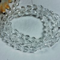 Скло крапля 6*8мм 60-65шт прозора з переливом d68001ab