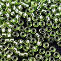 Бісер 78654 Preciosa 10/0 салатовий прозорий 25г