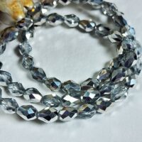 Скло крапля 4*6мм 60-63шт дзеркальна d46102