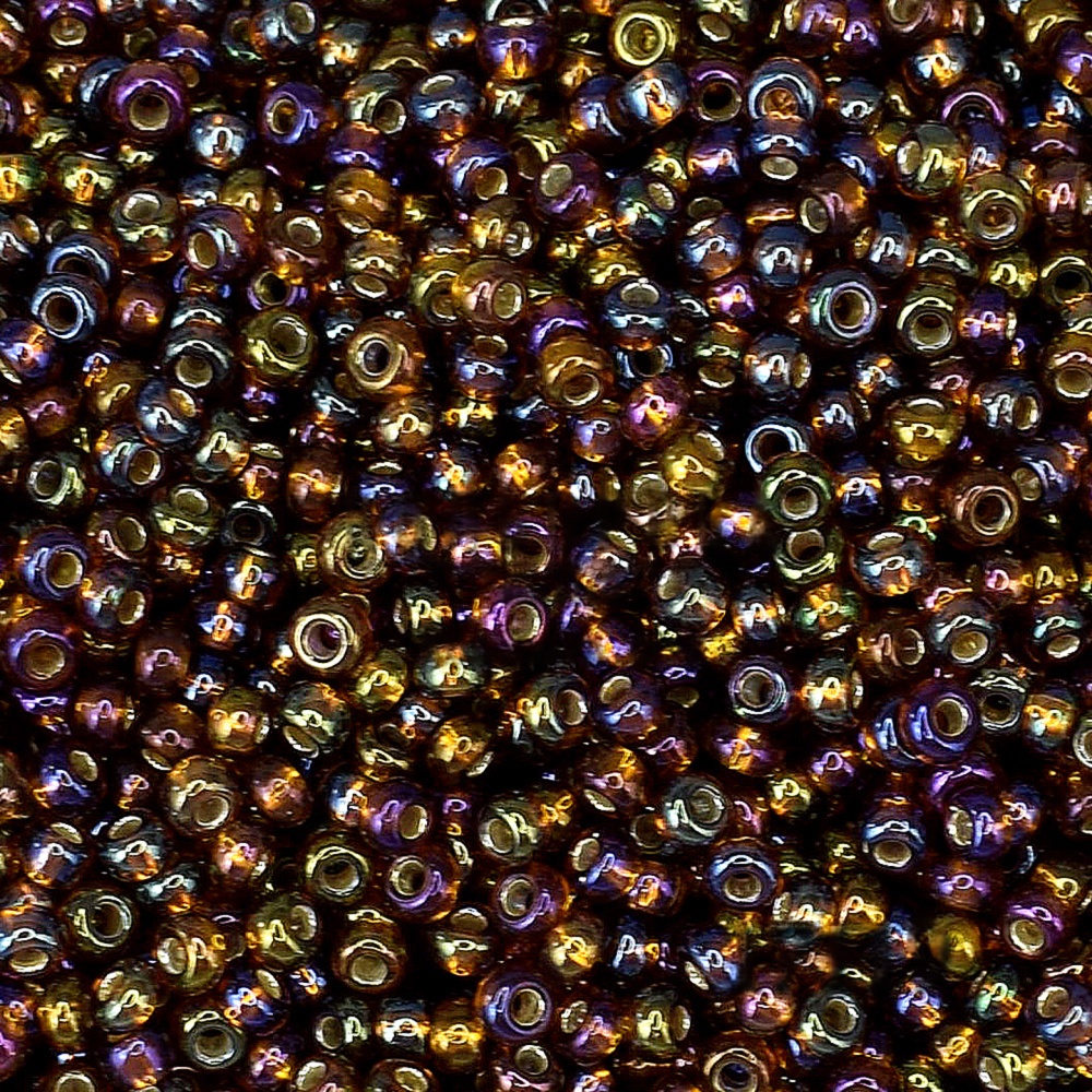 Бісер 17119 Preсiosa 10/0 фiолетово-коричневий бензиновий 25г