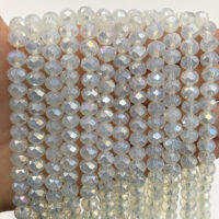 Намистини Рондель 6*4мм 85шт Мiсячний БХ399