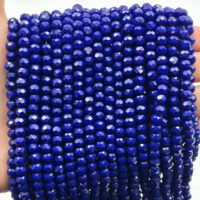 Намистини Рондель 6*4мм 85шт Електрик непрозорий БХ396