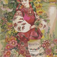 Рисование по номерам 180704 Панночка 40*50см