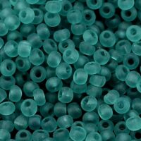 Бісер 60210/1 Preciosa 10/0 зелено-блакитний прозорий матовий 25г