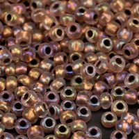 Бісер 97512 Preciosa 10/0 рожево-золотий райдужний 25г