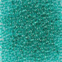 Бісер 60210 Preciosa 10/0 зелено-блакитний прозорий25г