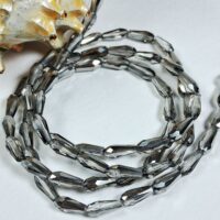 Скло крапля 4*9мм 65-68шт димчаста сiра 36825