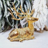 Новорічна статуетка Золотий Олень 19см 837-124