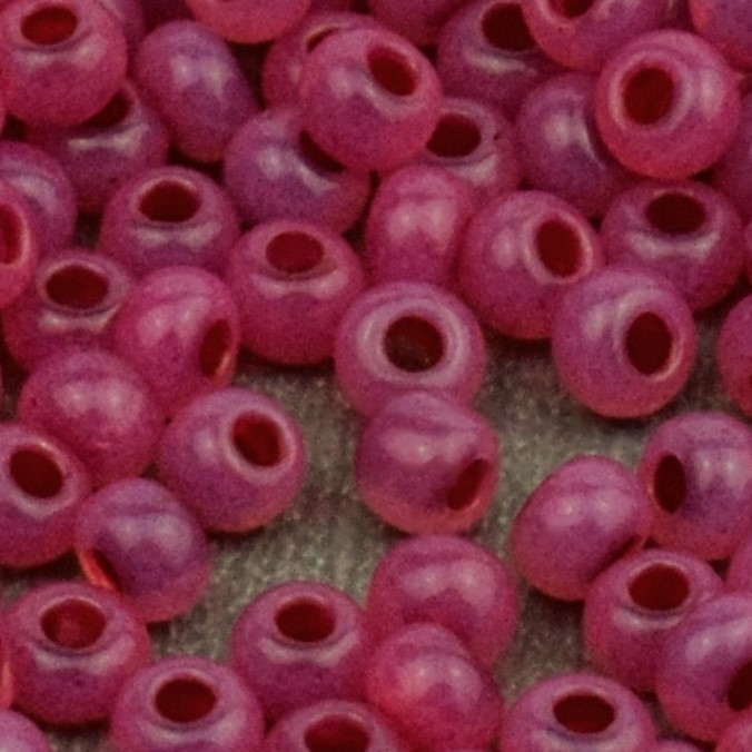 Бісер 17827 Preсiosa 10/0 рожевий непрозорий крейдяний перламутровий 25г