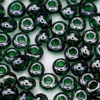 Бісер 56620 Preciosa 10/0 темно-зелений глянець 25г