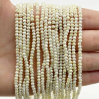 Намистини Рондель 2,5*3мм 170шт Бiзе непрозорий БХ246