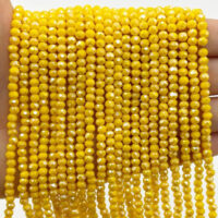 Намистини Рондель 4*3мм 110шт Цитрус БХ324