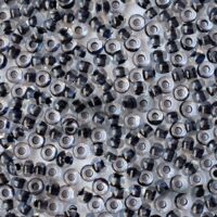 Бісер 38039 Preсiosa 10/0 прозорий з чорним отвором 25г