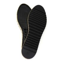 Подошва женская Эспадрильи, черная,р.37(25,5см)