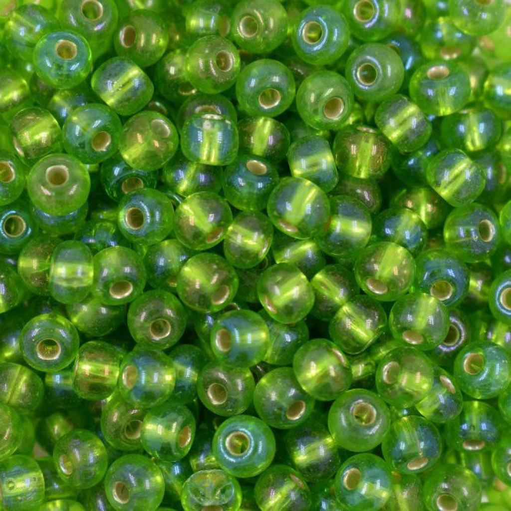 Бісер 57439 Preciosa 10/0 зелений глянець 25г