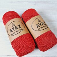 Шнур Аяз Супра Слім (Ayaz Supra Slim) 200г/200м 1207 червоний