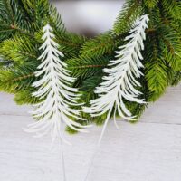 Ялинка на піку 30см Білий 620556