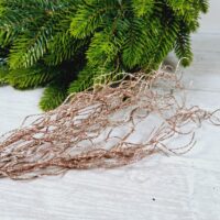 Декоративна гілка Хмиз 43см Рожева пудра 620691