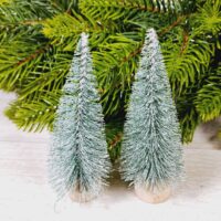 Ялинка міні зелено-блакитна 10см 620742