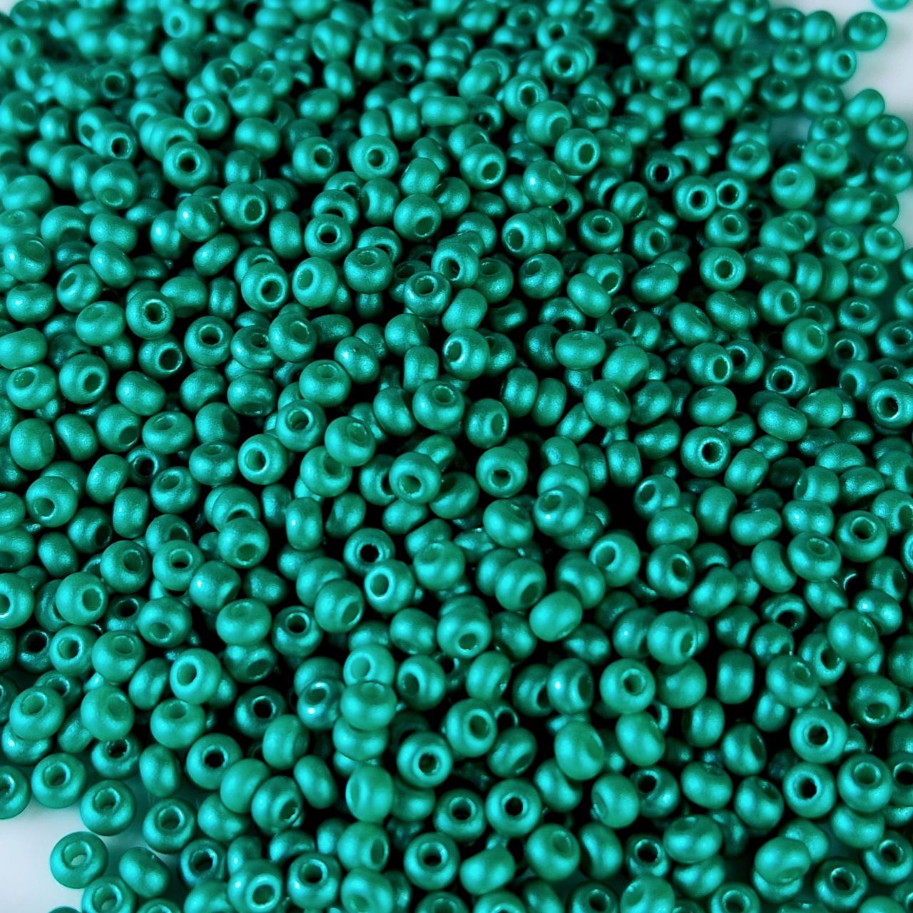 Бісер 22017 Preсiosa 10/0 бiрюзовий матовий 25г