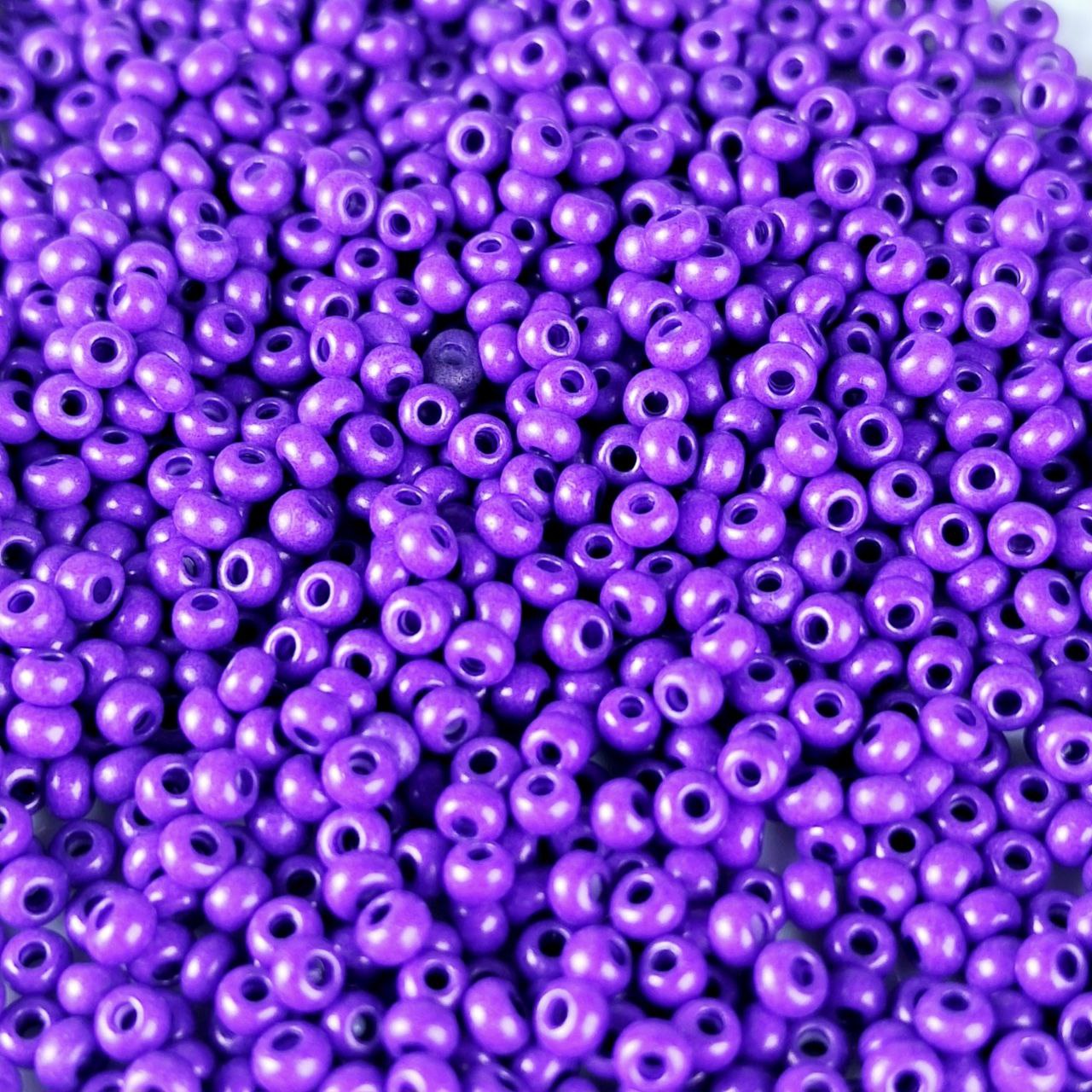 Бісер 16А28/1 Preciosa 10/0 фіолетовий натуральний матовий 25г