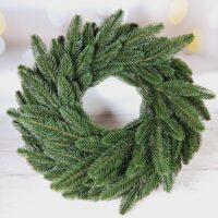 Вінок хвойний Traditional литий 50см зелений 2152N/50/7/G