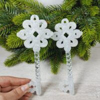 Фігурка пластик Ключик 16,5см прозорий з блиском 619155-1