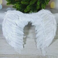 Крила Янгола білі з пір'ям 44*32см 691161