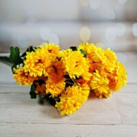 Букет гербери на 24 голови яскраво жовтий SV-041