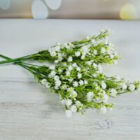 Гіпсофіла силіконова 30см Білий СТ254