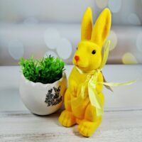 Декоративний Великодній Кролик 6*18см соковитий жовтий 113-159
