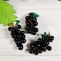 Гілочка винограду 7см чорна НД13/2