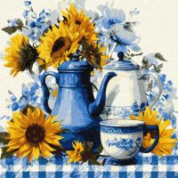 Картина за номерами КНО5739 Сонячна кава 40*40см