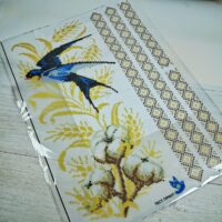 Термоналіпка з імітацією вишивки ТН 2161 28*40см