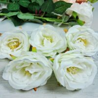 Бутон троянди 7.5см білий 137-030