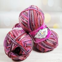 Алізе Супервош Комфорт Сокс 100 (Alize Superwash Comfort Socks) 100г/420м 2698 малиново-червоний