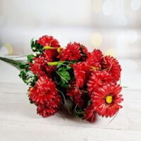 Букет гербери на 24 голови червоний SV-041