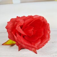 Бутон розы люкс 10см красный FAB-2