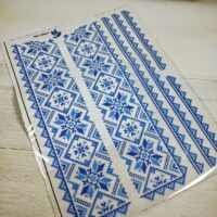 Термоналіпка з імітацією вишивки ТН 2027 28*40см