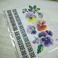 Термоналіпка з імітацією вишивки ТН 2121 28*40см