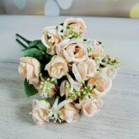 Букет ніжних троянд. 30см Айворi НТ108/1