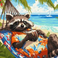 Картина за номерами КНО6652 Тропічний відпочинок 30*40м