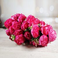 Букет півонії ГІГАНТ на 48 голів рожевий SV-057